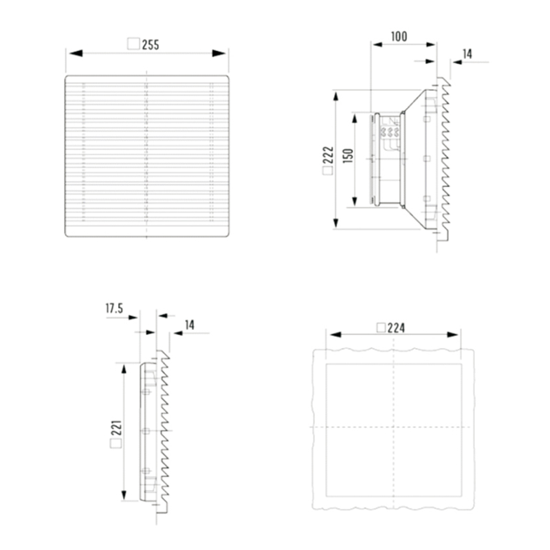 RF01820怎么系列風(fēng)扇過(guò)濾器